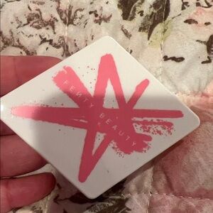 Fenty Beauty White Compact with Pink Logo